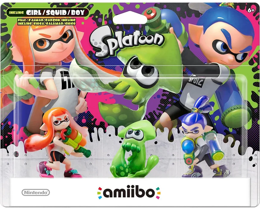 Amiibo - Splatoon Inkling Girl / Squid Boy Combo Pack (Import)