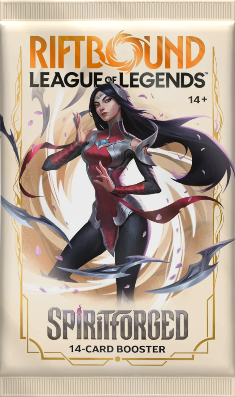 RIFTBOUND LEAGUE OF LEGENDS TCG SPIRITFORGED BOOSTER PACK