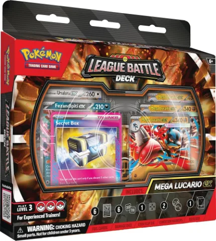 POKEMON LEAGUE BATTLE DECK MEGA LUCARIO EX thumbnail 1