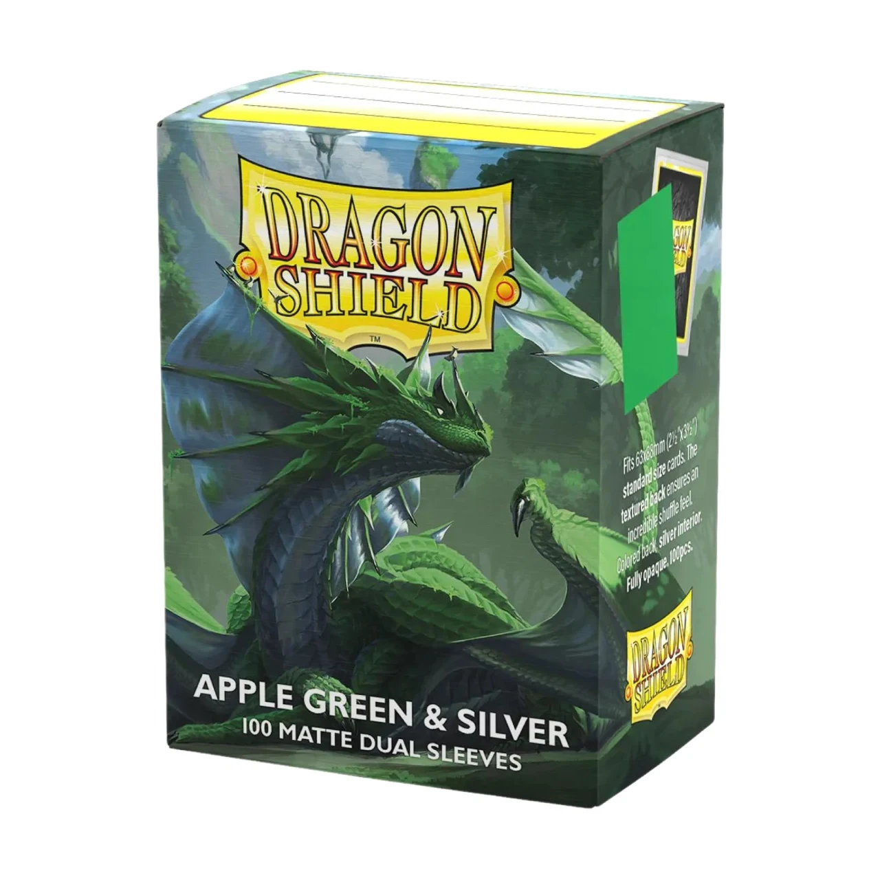 Dragon Shield Sleeves Apple Green 100ct