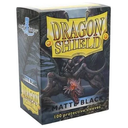 Dragon Shield Sleeves Matte Black 100ct thumbnail 1