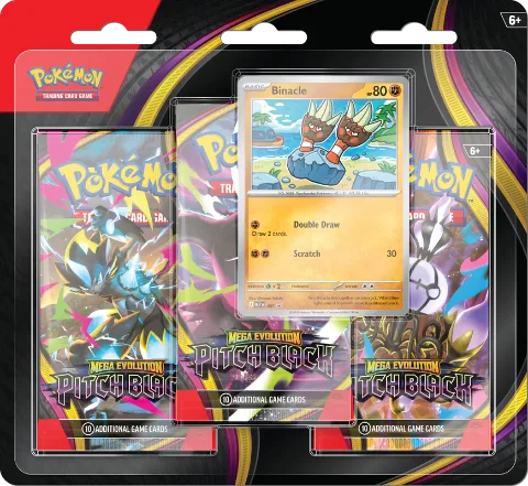 POKEMON ME05 PITCH BLACK 3PK BLISTER thumbnail 1