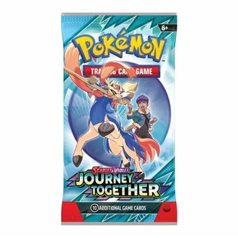 Pokemon – Journey Together – Single Booster Pack – 10 Cards – Pack Art May Vary cover