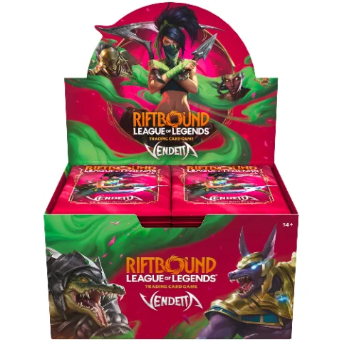 RIFTBOUND LEAGUE OF LEGENDS TCG VENDETTA BOOSTER DISPLAY thumbnail 1