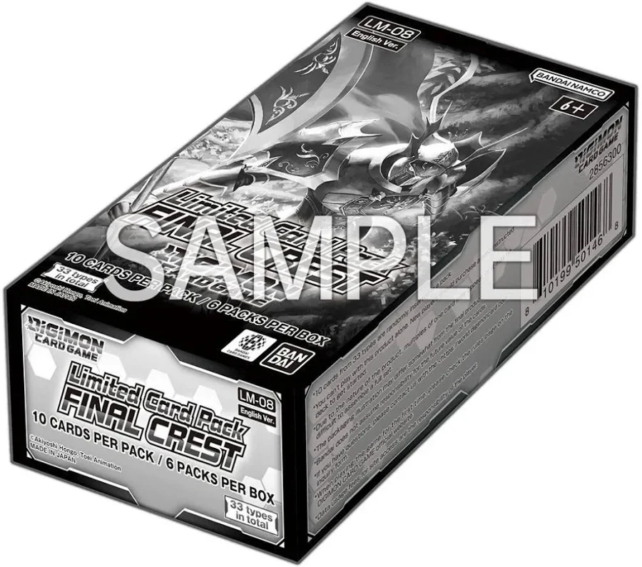 DIGIMON CG LM-08 FINAL CREST LIMITED CARD PACK