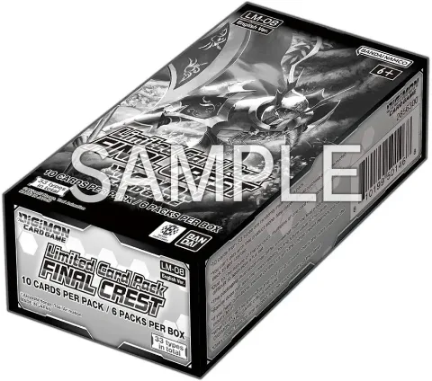 DIGIMON CG LM-08 FINAL CREST LIMITED CARD PACK cover
