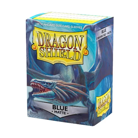 Dragon Shield | Matte Dual Standard Size Card Sleeves | 100ct (Blue) cover