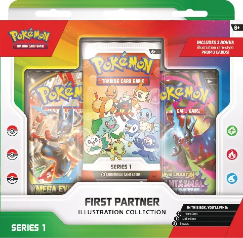 Pokémon TCG: First Partner Illustration Collection—Series 1 cover