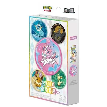 POKEMON - MYSTERY EMBLEM BADGE (CHINESE) - TERASTAL GATHERING CSV9.5C cover