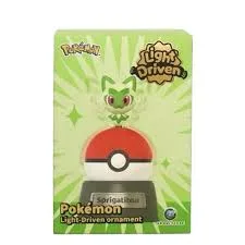 Authentic Pokemon Light Motion Display Box Solar Power Sprigatito Anime Figure Gift Collectible Toy cover
