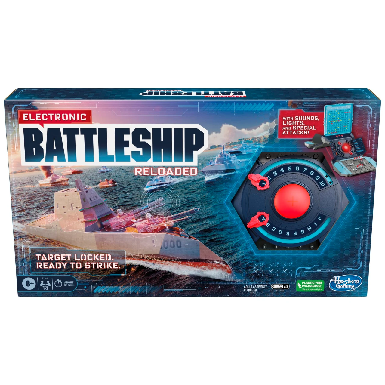 Hasbro Gaming Electronic Battleship Reloaded Board Game