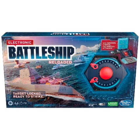 Hasbro Gaming Electronic Battleship Reloaded Board Game thumbnail 1