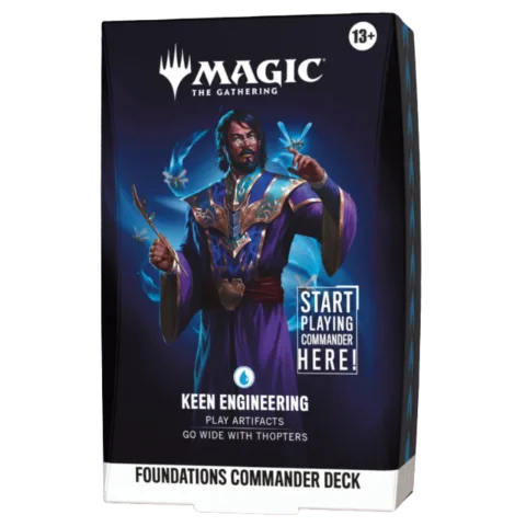 2026 Magic: The Gathering - Foundations - Keen Engineering Commander Deck cover