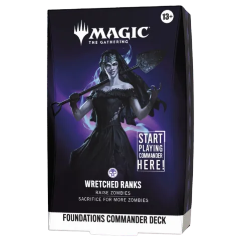 2026 Magic: The Gathering - Foundations -  Wretched Ranks Commander Deck thumbnail 1