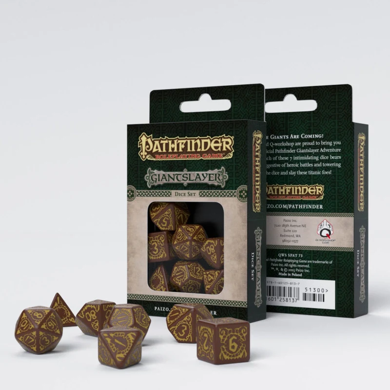 Pathfinder Dice Set: Giantslayer