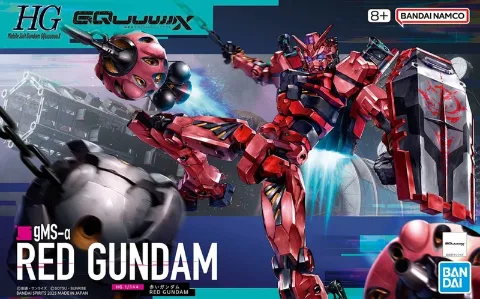 Bandai HG 1/144 Red Gundam Mobile Suit Gundam GQuuuuuuX thumbnail 1