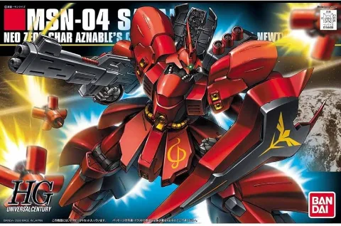 Bandai HGUC #88 1/144 MSN-04 Sazabi Gundam: Char's Counterattack thumbnail 1