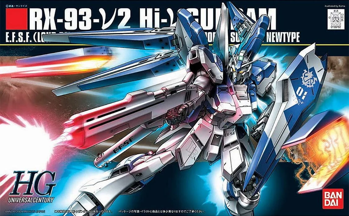 Bandai HGUC #95 1/144 RX-93-V2 Hi-Nu Gundam (Chars Counterattack)