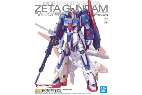 Bandai MG 1/100 Zeta Gundam Ver. Ka Mobile Suit Z Gundam thumbnail 1
