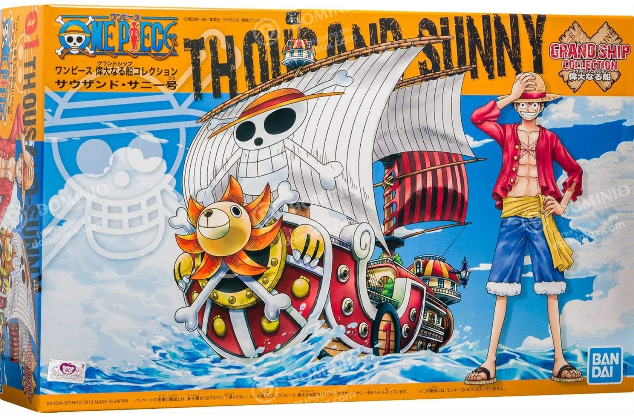 Bandai One Piece Grand Ship Collection 01 Thousand Sunny Model Ship