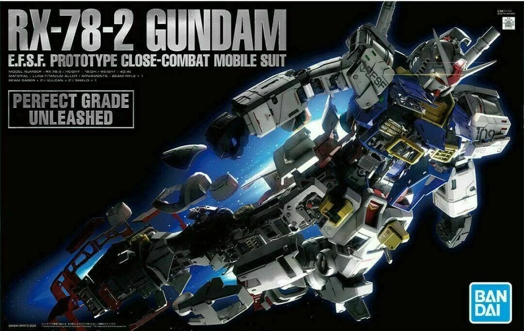 Bandai PG 1/60 Unleashed RX-78-2 Gundam (Mobile Suit Gundam)