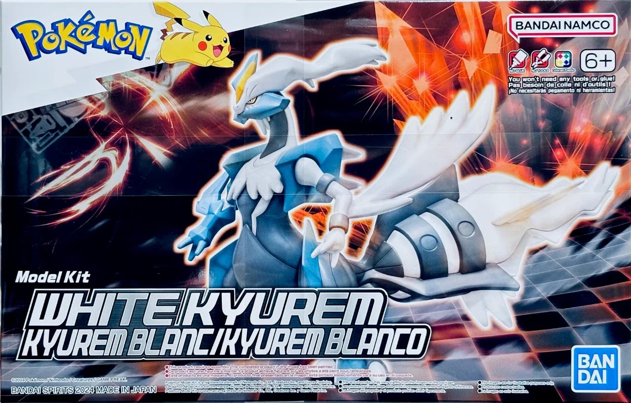 Bandai Pokemon Model Kit White Kyurem