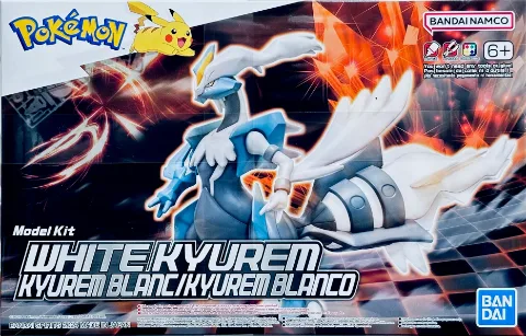 Bandai Pokemon Model Kit White Kyurem thumbnail 1