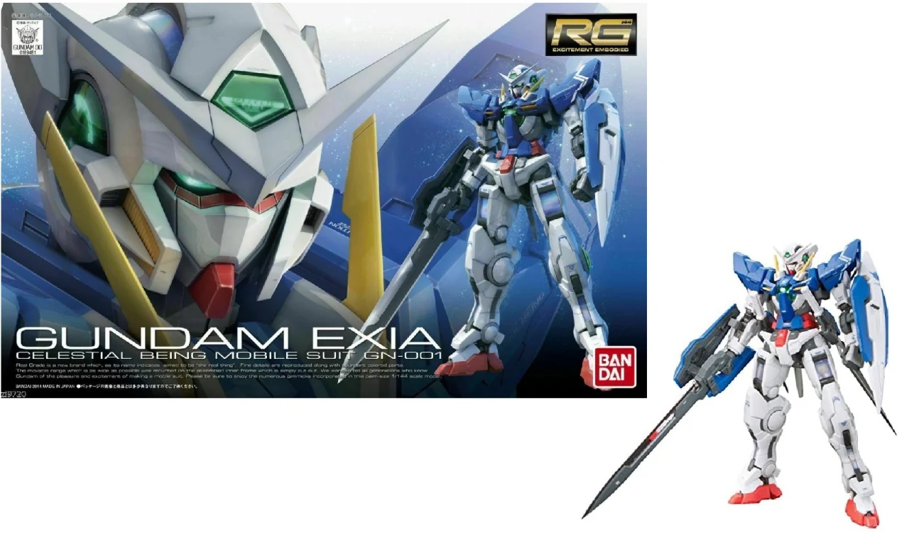 Bandai RG 1/144 Gundam Exia GN-001