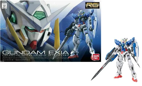 Bandai RG 1/144 Gundam Exia GN-001 thumbnail 1