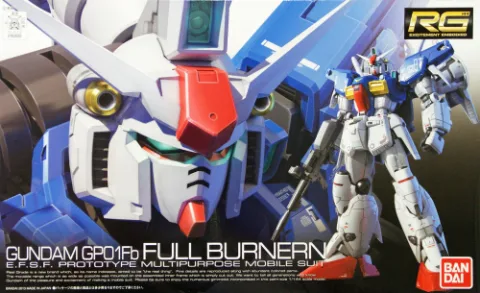 Bandai RG 1/144 Gundam GP01Fb Full Burnern Gundam 0083 Stardust Memory thumbnail 1