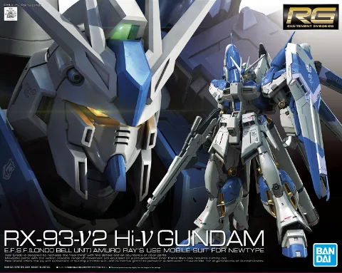 Bandai RG 1/144 Hi-v Gundam thumbnail 1
