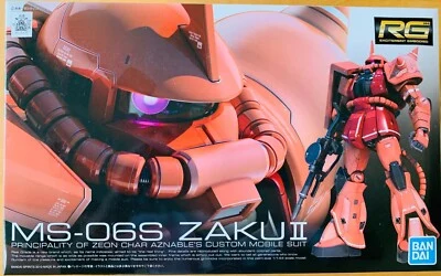 Bandai RG 1/144 MS-06S Zaku II (Char Aznables Custom) Mobile Suit Gundam