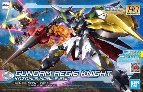 Bandai Spirits HGBD:R 1/144 Gundam Aegis Knight - Gundam Build Divers Re:Rise thumbnail 1