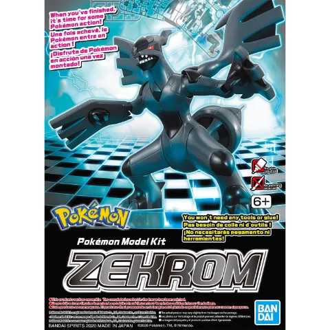Bandai Spirits Pokemon Model Kit - Zekrom thumbnail 1
