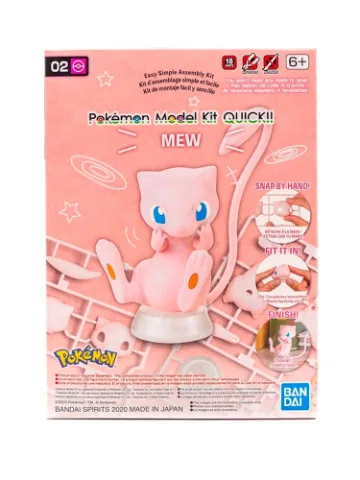 Bandai Spirits Pokemon Model Kit Quick! Mew thumbnail 1