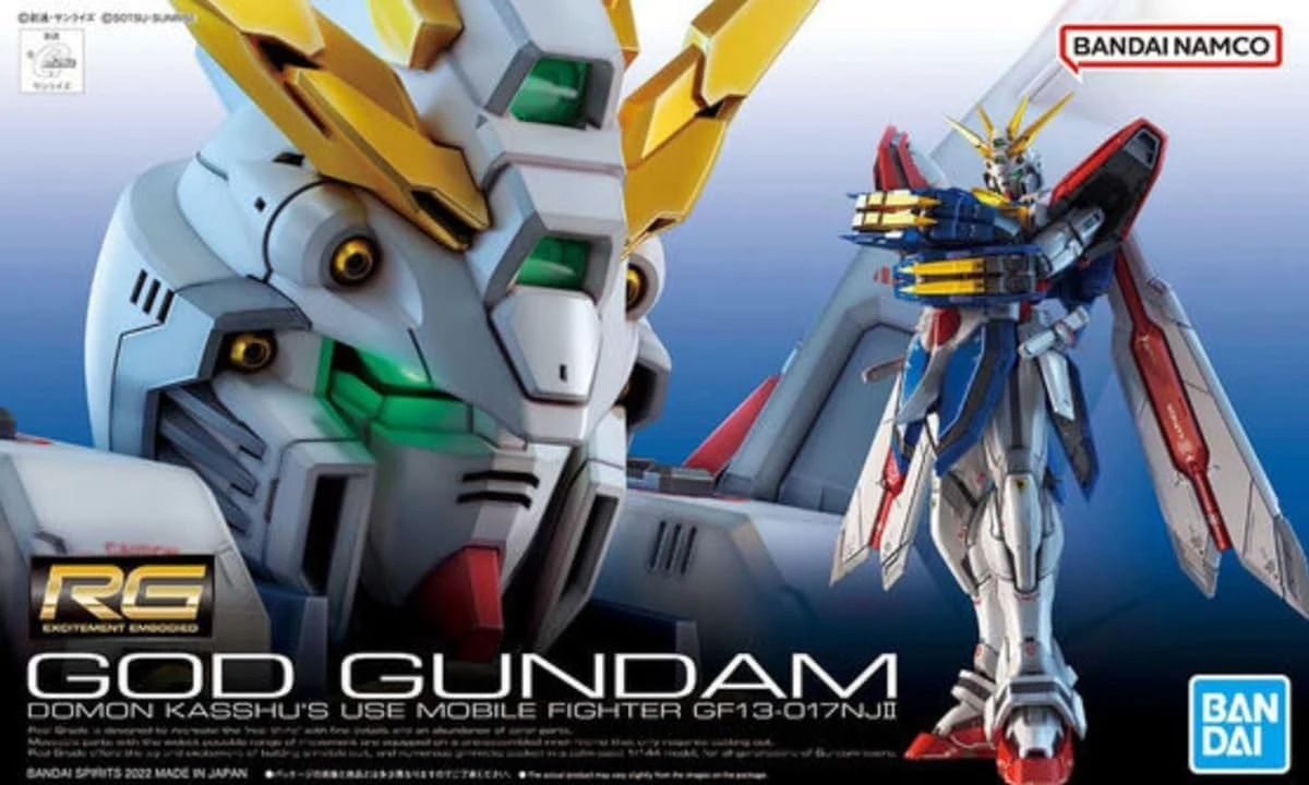 God Gundam (Real Grade 1:144 Scale Model Kit) - Mobile Fighter G Gundam