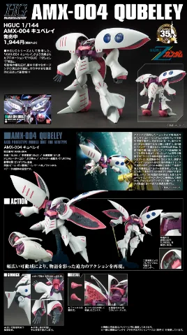 HGUC 1/144 AMX-004 Qubeley (Revive Ver.) thumbnail 1