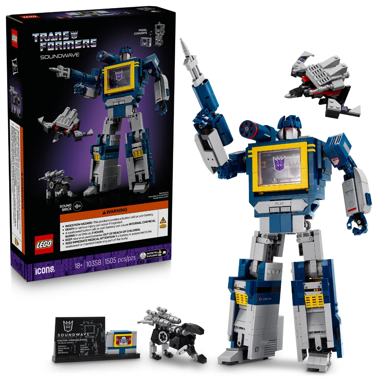LEGO 10358 - Transformers: Soundwave