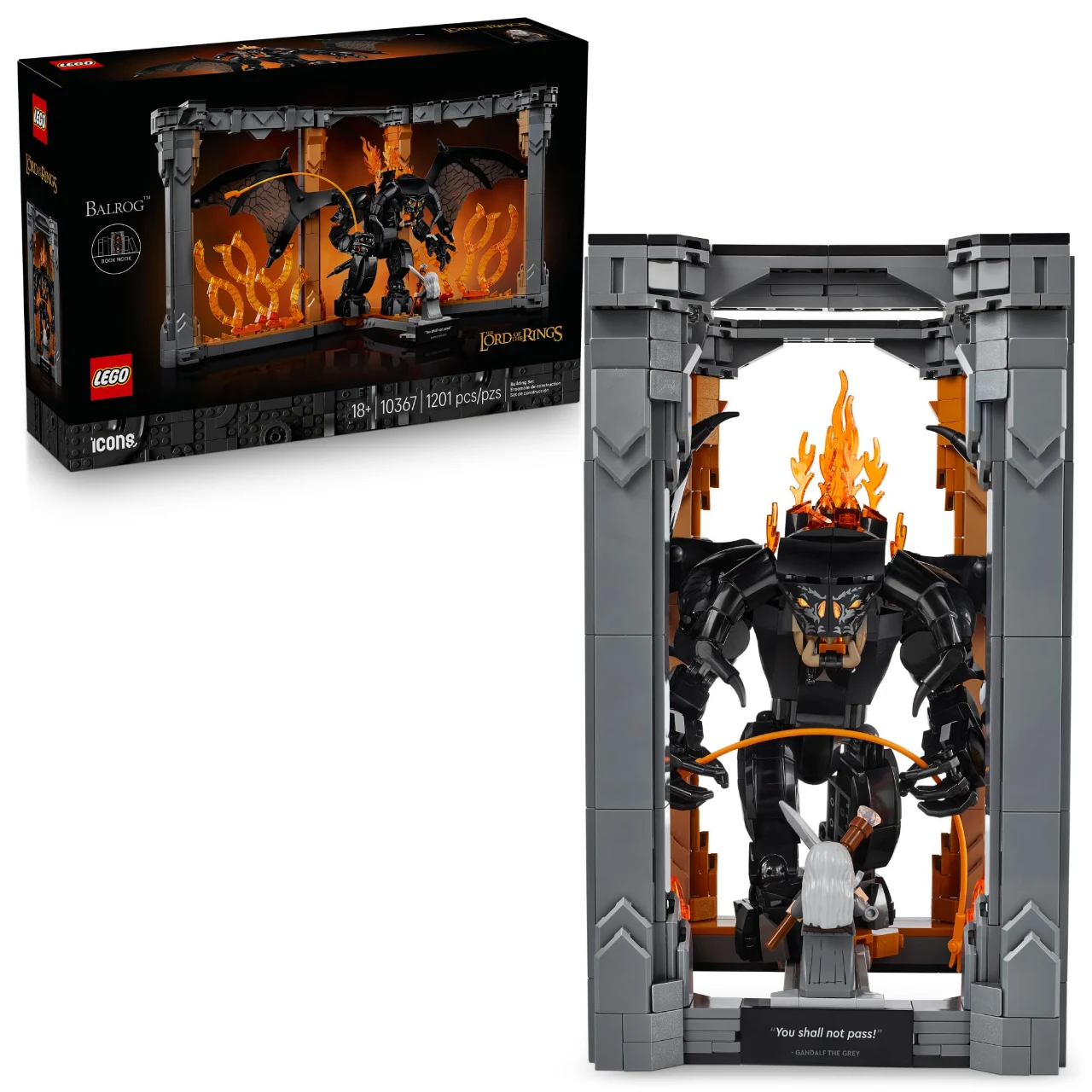LEGO 10367 - The Lord of the Rings: Balrog Book Nook