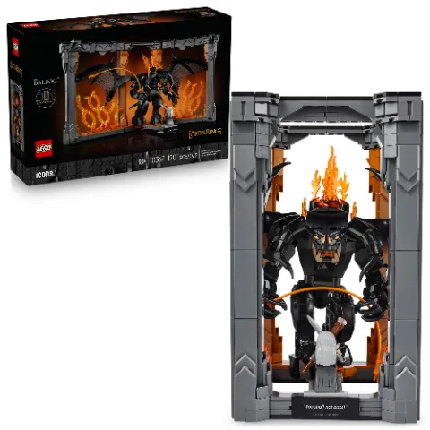LEGO 10367 - The Lord of the Rings: Balrog Book Nook thumbnail 1