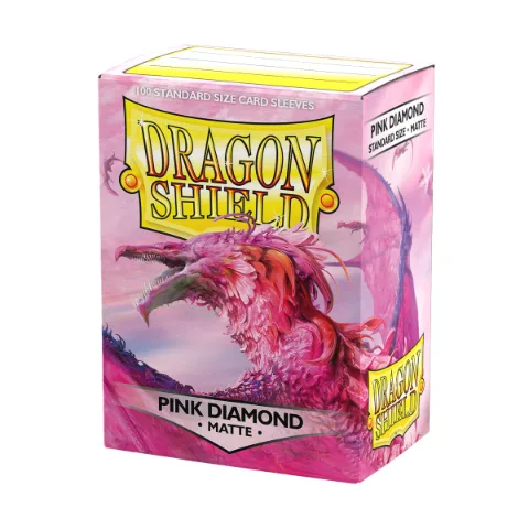 Dragon Shield Sleeves Matte Pink Diamond 100ct thumbnail 1