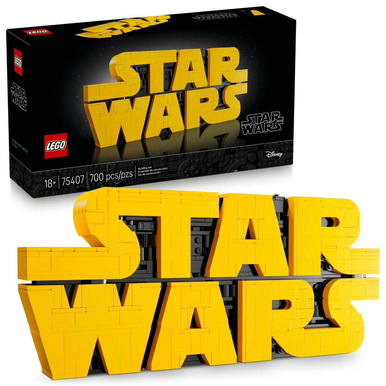 LEGO 75407 - Star Wars Brick-Built Star Wars Logo Sign