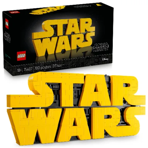 LEGO 75407 - Star Wars Brick-Built Star Wars Logo Sign thumbnail 1