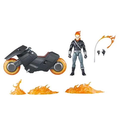 Marvel Legends Series Ghost Rider (Danny Ketch) with Motorcycle Action Figure thumbnail 2