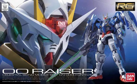 Mobile Suit Gundam 00 Raiser Real Grade 1:144 Scale Model Kit thumbnail 1