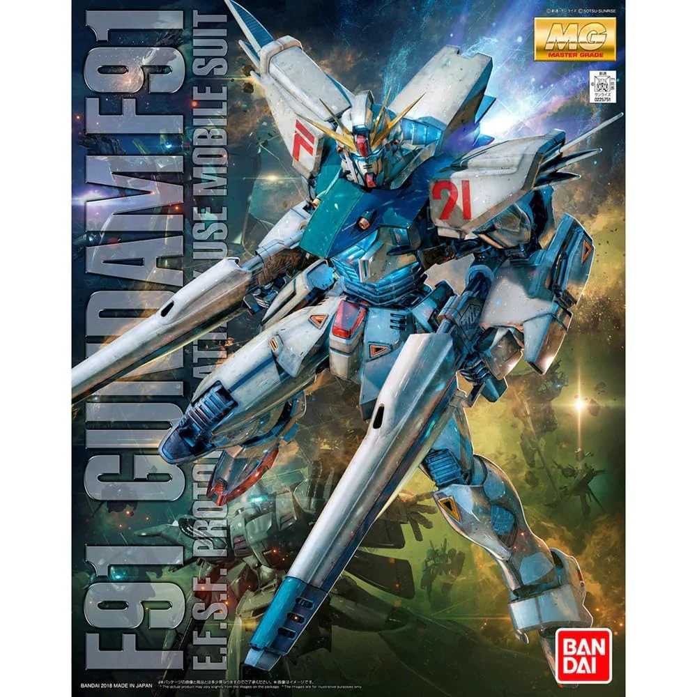 Mobile Suit Gundam F91 Ver 2.0 Bandai Master Grade 1:100 Scale Model Kit
