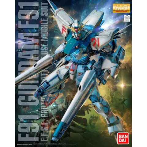 Mobile Suit Gundam F91 Ver 2.0 Bandai Master Grade 1:100 Scale Model Kit thumbnail 1
