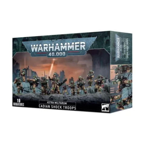 Warhammer 40,000 - Astra Militarum: Cadian Shock Troops thumbnail 1