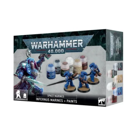 Warhammer 40,000 - Space Marines: Infernus Marines + Paints Set thumbnail 1
