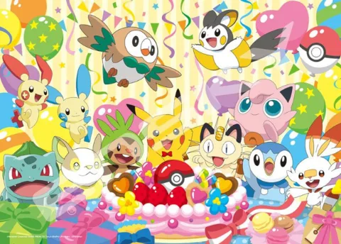 Ensky Pokemon Puzzle - Let's Eat Together! Celebration Cake (500 Pieces) thumbnail 1